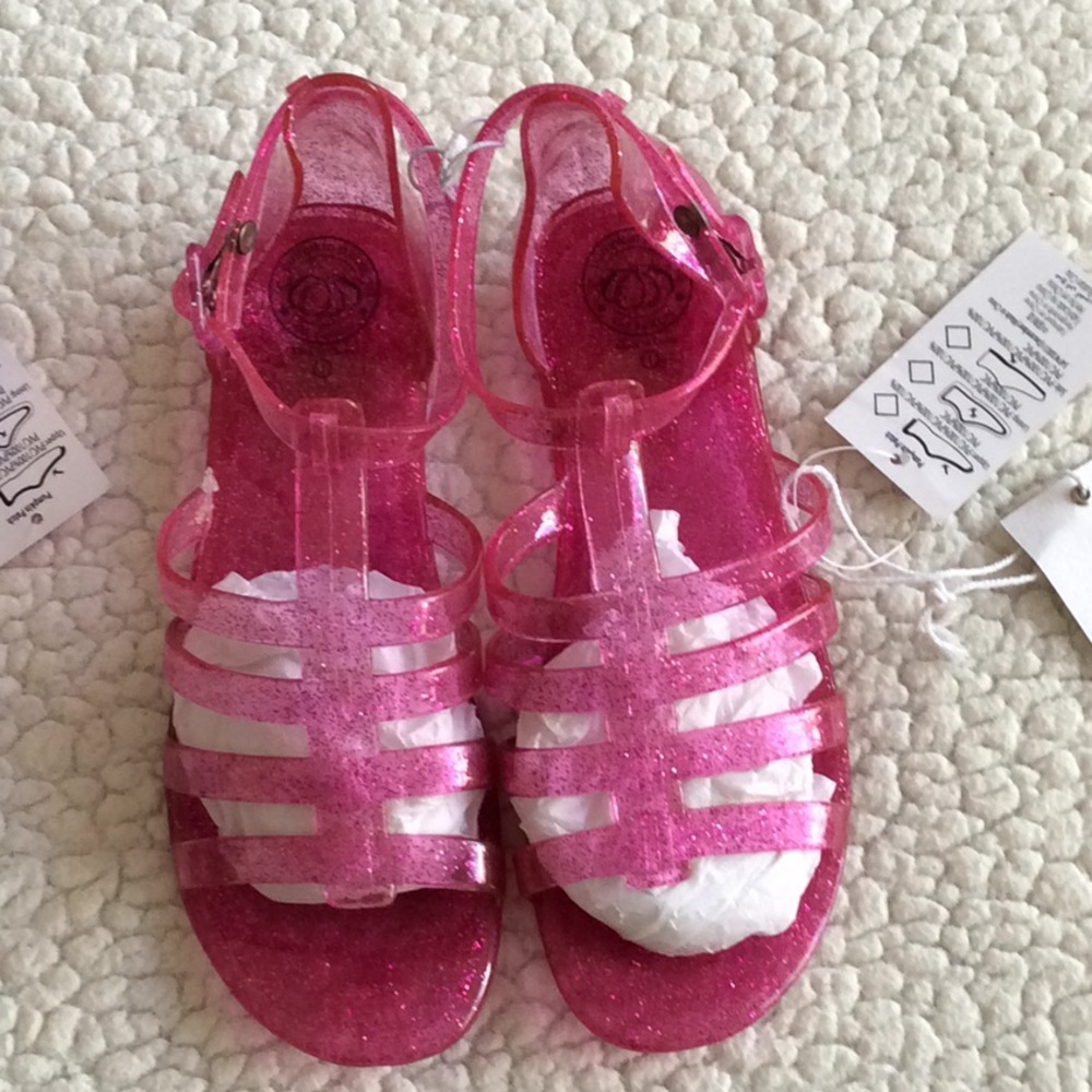 New Pumpkin Patch size 1 girl jelly sandals